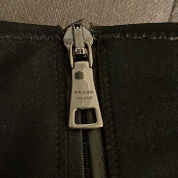 🔥SALE🔥PRADA SPORT zip up ankle bootie in black nylon featuring logo trim. 37 - Picture 3 of 10